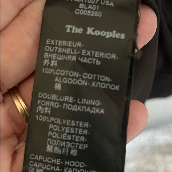 The Kooples Biker/Motorcycle Black Jacket - Picture 8 of 8